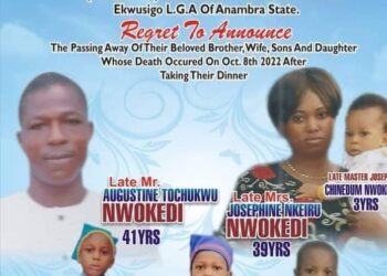 Suspected Food Poisoning Ends a Family of six