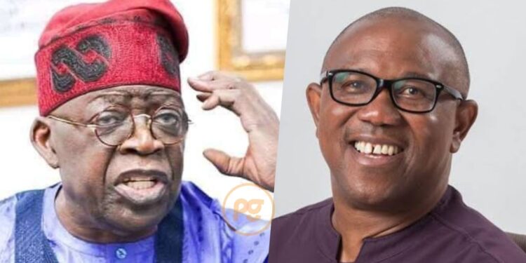 A Pan-African data company predictive electoral poll result between Peter Obi Bola Tinubu