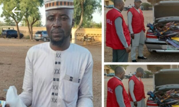 EFCC Arrests Two For Vote Buying with wrappers