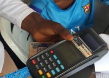 Armed robbers stormed a community with POS machine