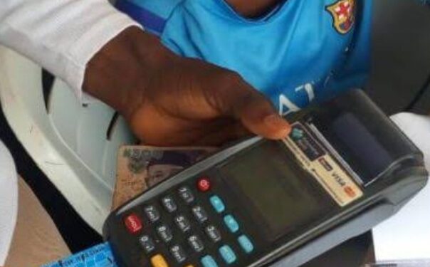 Armed robbers stormed a community with POS machine