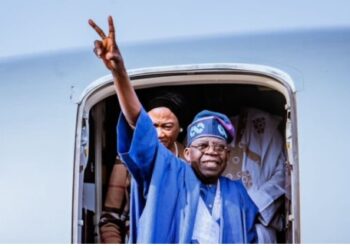 President Elect, Tinubu Back form Vacation