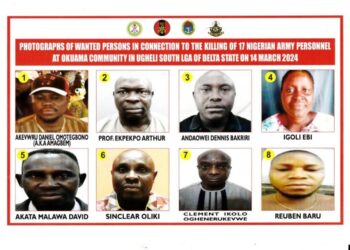 Okuama killing:  A professor, several others declared wanted by military