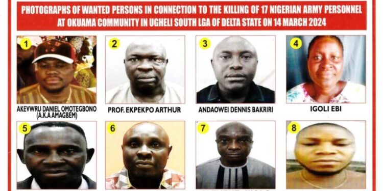 Okuama killing:  A professor, several others declared wanted by military