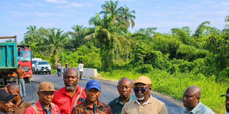 Aniagwu Hails Contractor for Quality, speed of Road Project