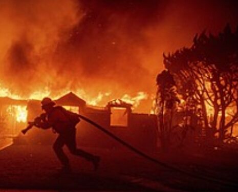 Wildfire Displaces Over 200,000 Persons as Flames Advance`