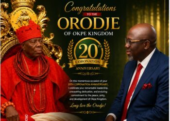 Oberevwori Hails Okpe Monarch At 20 Years On The Throne