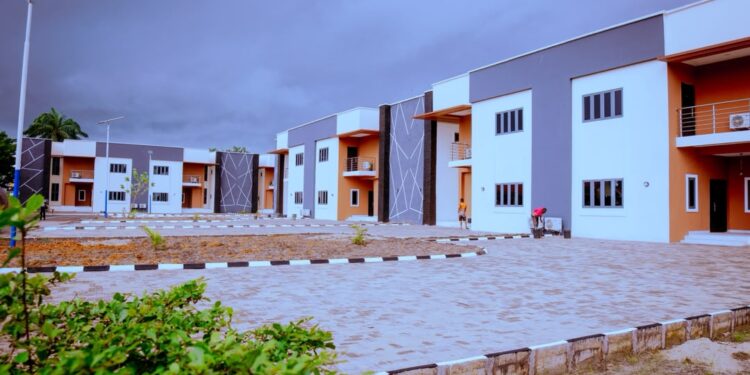 Oborevwori Unveils 12 New PS Quarters, Prioritizes Workers’ Welfare